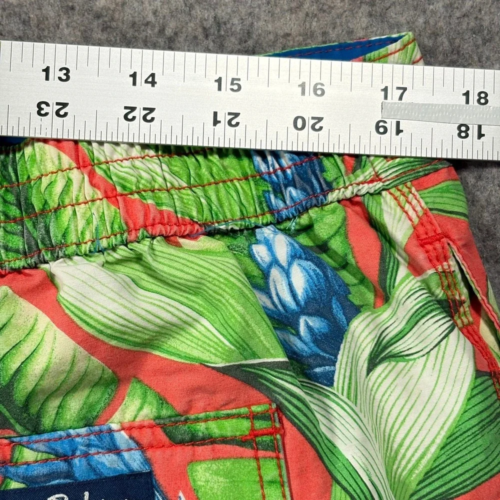 Tommy Bahama Swim‎ Trunks Shorts Mens XL Red Tropical Floral Island Life